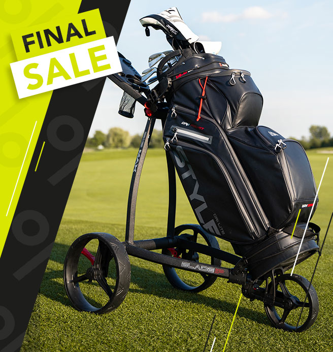 Golf bag and outlet trolley for sale